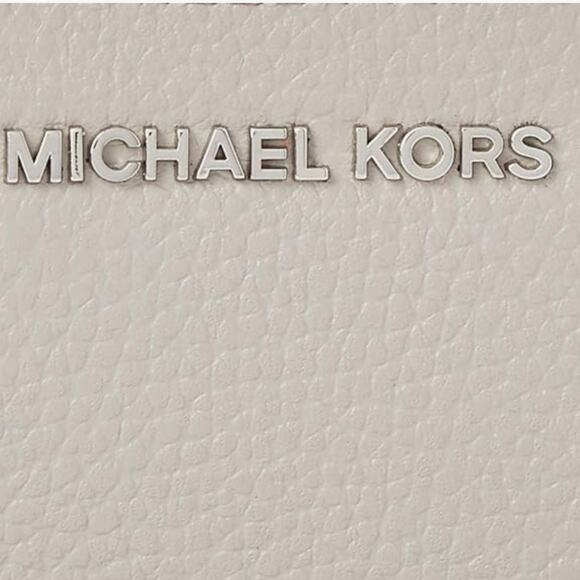 MICHAEL Michael Kors Small Coin Purse Pearl Grey Keychain New with Tag MSRP $98 - Picture 5 of 7